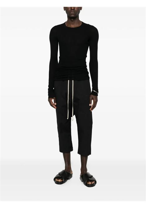 rib ls t tee man black RICK OWENS | RU01F2250 RC09
